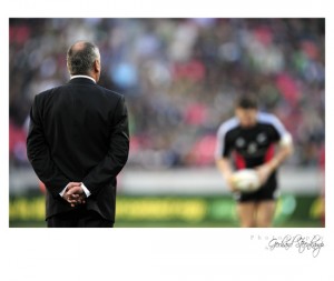Rugby - 2011 Tri Nations - Springboks vs New Zealand 20 Aug 2011 Graham Henry during the Tri Nations Test match between South Africa and New Zealand in Port Elizabeth on 20 Aug 2011.